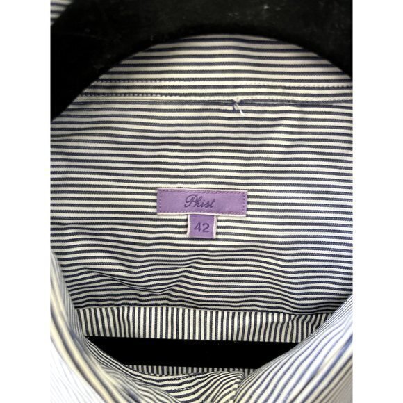 PHIST MENS BUTTON DOWN SHIRT SZ (42)‎ WORN ONCE AND IN EUC - Picture 2 of 5